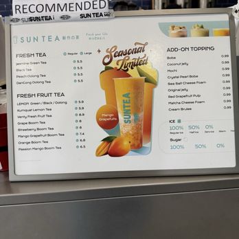 SunTea - Menu - Bubble Tea Near Me - Montebello, California SunTea - Menu - Bubble Tea Near Me - Montebello, California