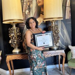 Heavenly Lashes - Me and my certificate on the 5th and final day of class. Supper excited