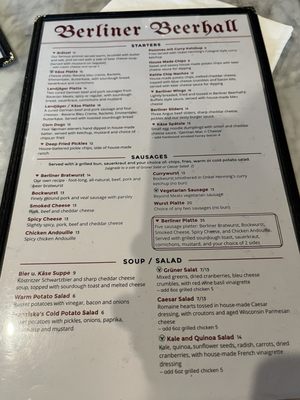 Menu photo 8 Berliner Beerhall Tacoma, WA