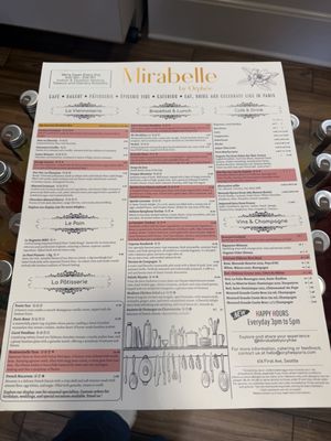 Menu photo 3 Mirabelle by Orphée Seattle, WA