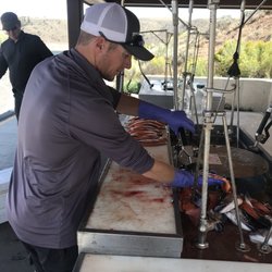 Sport Fish Colorado - Robby cleaning our fish