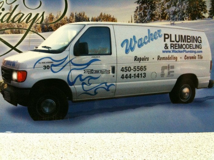 Slide of Wacker Plumbing
