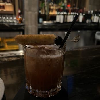 Fogo de Chão - Caramelized Pineapple Old Fashioned - Brazilian Near Me - Paramus, New Jersey