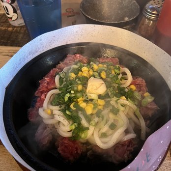 Sizzling Lunch - Beef Udon - Japanese Near Me - San Jose, California Sizzling Lunch - Beef Udon - Japanese Near Me - San Jose, California