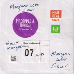 Sainsbury's - Sour Mangoes