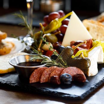 The Chalkboard Kitchen + Bar - Cheese Board - three rotating cheeses, cured meats, accompaniments - New American Near Me - Tulsa, Oklahoma The Chalkboard Kitchen + Bar - Cheese Board - three rotating cheeses, cured meats, accompaniments - New American Near Me - Tulsa, Oklahoma