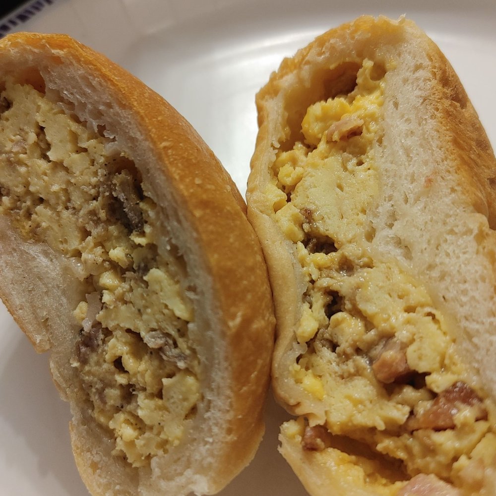 Kolache Factory - Half Bacon Half Sausage. - Bakeries Near Me - Carmel, Indiana Kolache Factory - Half Bacon Half Sausage. - Bakeries Near Me - Carmel, Indiana