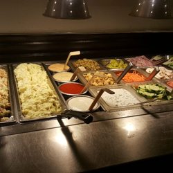 Ole Tyme Broadway - Salad bar set up for a party