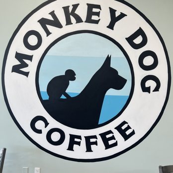 Monkey Dog Coffee - The mural inside. Awesome - Coffee & Tea Near Me - Clovis, California