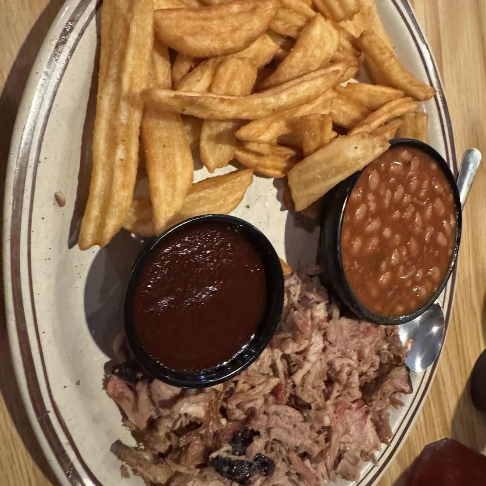 Ethyl's Smokehouse & Saloon - Pulled Pork Platter with 2 sides - Smokehouse Near Me - O'Fallon, Missouri Ethyl's Smokehouse & Saloon - Pulled Pork Platter with 2 sides - Smokehouse Near Me - O'Fallon, Missouri