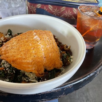 The Yard - Butternut squash & kale salad w/ salmon - Bars Near Me - Phoenix, Arizona The Yard - Butternut squash & kale salad w/ salmon - Bars Near Me - Phoenix, Arizona