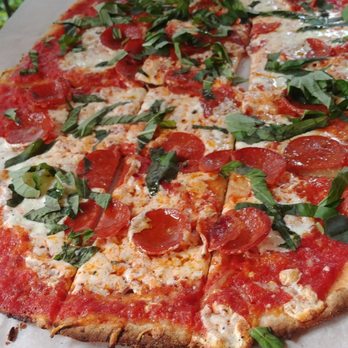 Vin 909 - Margherita pizza with pepperoni. - New American Near Me - Annapolis, Maryland