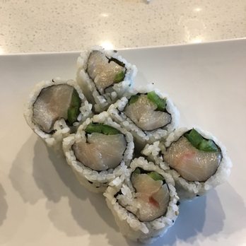 Yamato Sushi - Yellowtail jalapeño (love that fish to rice ratio, but this was bland aside from the jalapeño). - Conveyor Belt Sushi Near Me - Omaha, Nebraska Yamato Sushi - Yellowtail jalapeño (love that fish to rice ratio, but this was bland aside from the jalapeño). - Conveyor Belt Sushi Near Me - Omaha, Nebraska