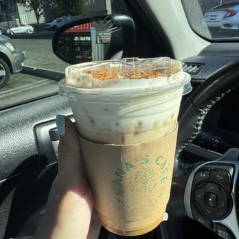 Pana's Cafe - Cookie butter latte - Desserts Near Me - Bellflower, California