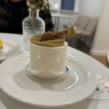 Cafe  2BY2 - Black Tea Chestnut Shortcake - Desserts Near Me - New York, New York