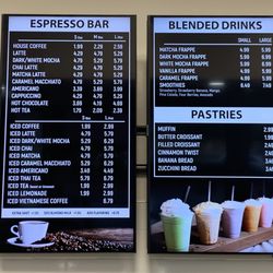 Bagel Street Cafe - Drink menu