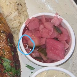 Rivulet Kitchen & Bar - Plastic in the food