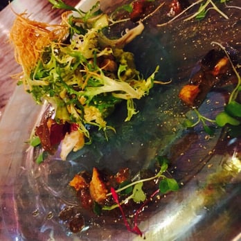 Gochi - Cupertino - Unagi avocado frisée salad from omakase menu - Japanese Near Me - Cupertino, California Gochi - Cupertino - Unagi avocado frisée salad from omakase menu - Japanese Near Me - Cupertino, California
