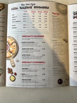 Menu photo 5 Johnny's New York Style Pizza Austell, GA Menu photo 5 Johnny's New York Style Pizza Austell, GA