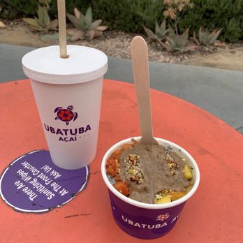 Ubatuba Açaí - Pasadena - Mango passion fruit smoothie, extra small acai bowl - Acai Bowls Near Me - Pasadena, California