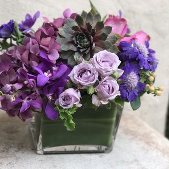 Menlo Botanica - Gorgeous Amethyst Medium size arrangement. Happy Birthday to my mom! Gorgeous!!! - Florists Near Me - Menlo Park, California