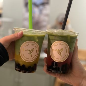 Tea Hill - Matcha Mango and Matcha Strawberry - Bubble Tea Near Me - Chapel Hill, North Carolina Tea Hill - Matcha Mango and Matcha Strawberry - Bubble Tea Near Me - Chapel Hill, North Carolina