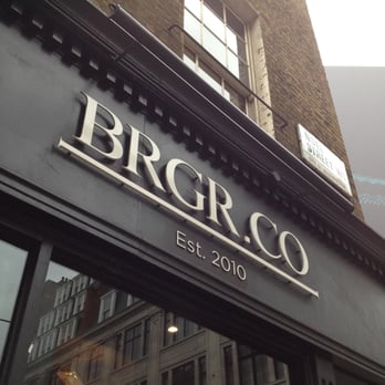 BRGR.CO - Store front. - Burgers Near Me - London, XGL