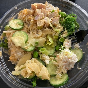 One Poke - It doesn't even look like a full scoop of the Albacore. it's just 8 pieces. - Hawaiian Near Me - El Segundo, California One Poke - It doesn't even look like a full scoop of the Albacore. it's just 8 pieces. - Hawaiian Near Me - El Segundo, California
