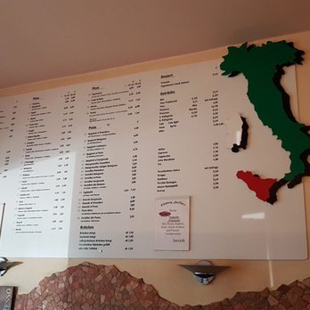 Sicilia - Speisekarte an der Wand - Pizza Near Me - Frankfurt, HE Sicilia - Speisekarte an der Wand - Pizza Near Me - Frankfurt, HE