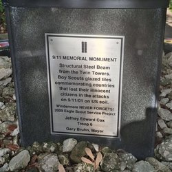 9/11 Memorial at Windermere