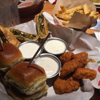 Chili's - Triple dipper with buffalo boneless wings, southwest egg rolls and big mouth bites. - Bars Near Me - Jacksonville, Florida