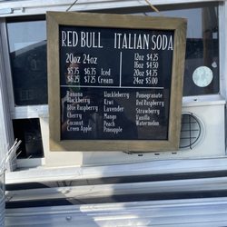 Coffee Stains - Soda menu
