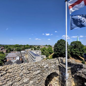 The Oxford Castle - On Tower at Oxford Castle & Prison - Landmarks & Historical Buildings Near Me - Oxford, OXF The Oxford Castle - On Tower at Oxford Castle & Prison - Landmarks & Historical Buildings Near Me - Oxford, OXF