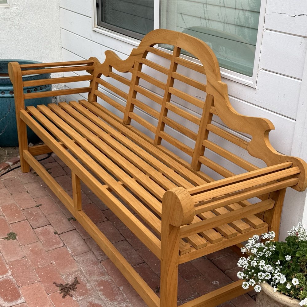 Teak Master - After bench - Refinishing Services Near Me - South El Monte, California Teak Master - After bench - Refinishing Services Near Me - South El Monte, California