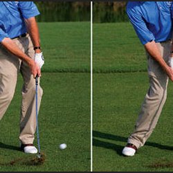 Cory Brooks Golf - 95% of golfers at impact look like the guy on the right. Come see me to learn to be in position like the guy on the left.
