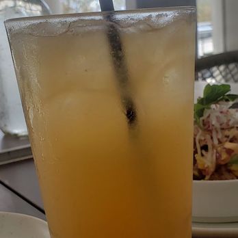 Moxies - Ginger, pineapple mocktail. Yummy! - Cocktail Bars Near Me - Houston, Texas Moxies - Ginger, pineapple mocktail. Yummy! - Cocktail Bars Near Me - Houston, Texas