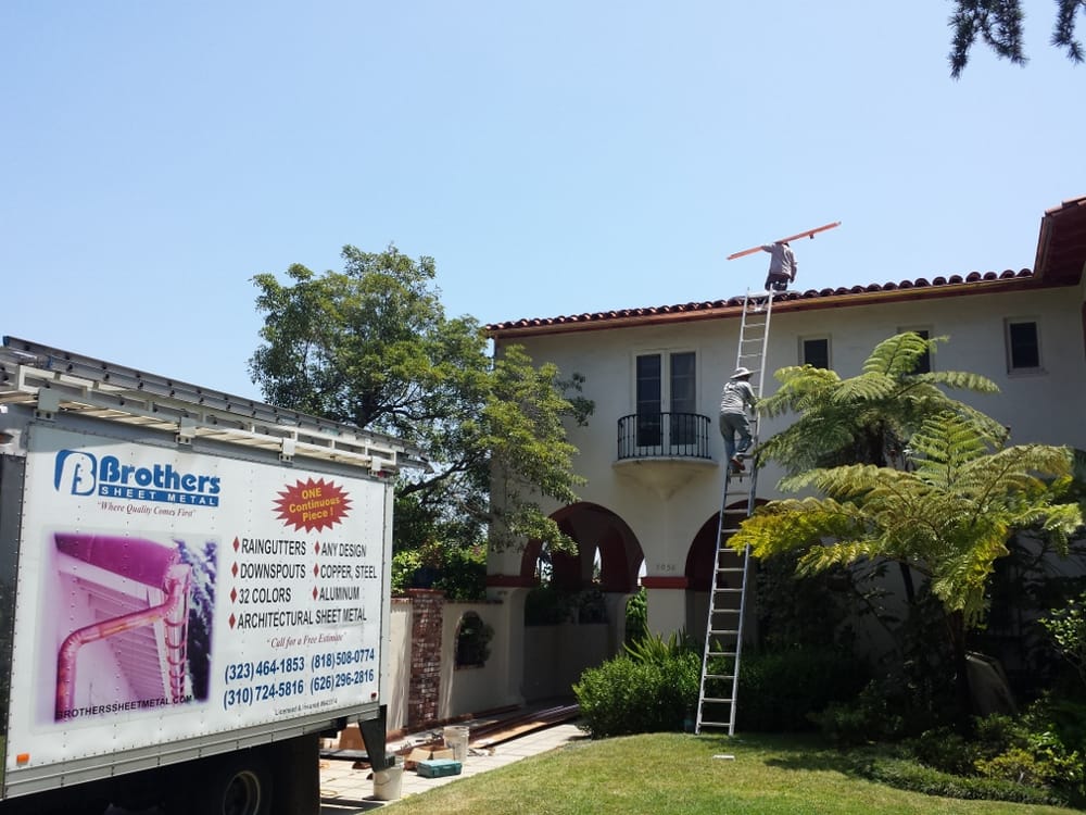 Slide of Brothers Sheetmetal & Rain Gutters