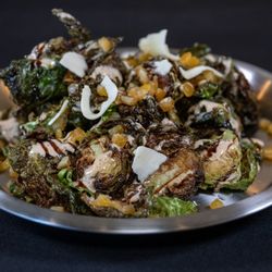 PinSocial Tiffin - Candied Orange Parmesan Brussel Sprouts
