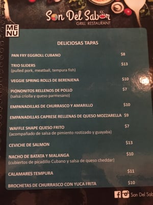 Menu photo 2 Son del Sabor Grill Restaurant Caguas, PR Menu photo 2 Son del Sabor Grill Restaurant Caguas, PR