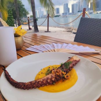 Joia Beach - Fire Roasted Octopus - Modern European Near Me - Miami, Florida