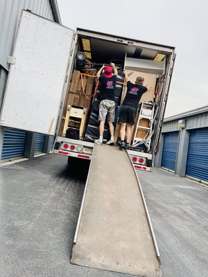 Moving - This is a four bedroom job.we unload at the storage.the big truck was completely full.most important thing the customer would happy … Moving - This is a four bedroom job.we unload at the storage.the big truck was completely full.most important thing the customer would happy …