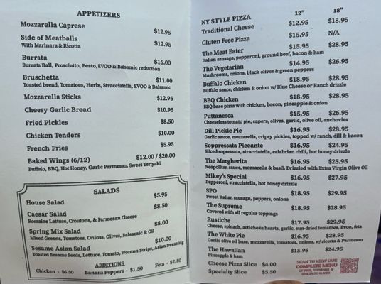 Menu photo 4 Mikey's Pizzeria Raleigh, NC Menu photo 4 Mikey's Pizzeria Raleigh, NC