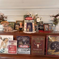 Hog Wild Pig Crazy Bar-BQ - Decor