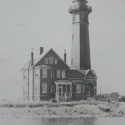 Braddock Bay Lighthouse - This was many years ago before the Towner was needing repairs and was repaired but and about 1/2 it's original size.
