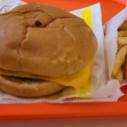 cheeseburger and fries cheeseburger and fries