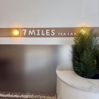 7 Miles Tea Lab - 7 miles tea lab signage - Bubble Tea Near Me - Artesia, California
