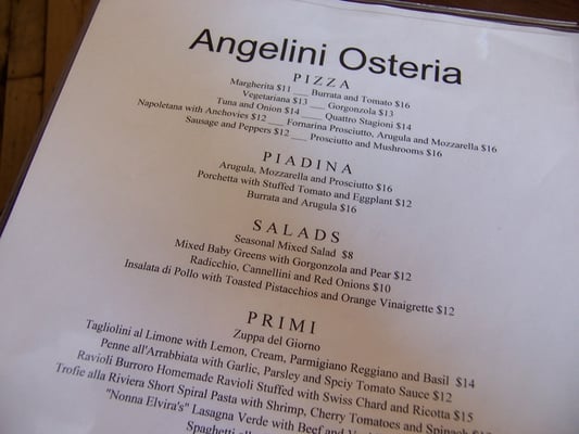 Angelini Osteria by null Angelini Osteria by null