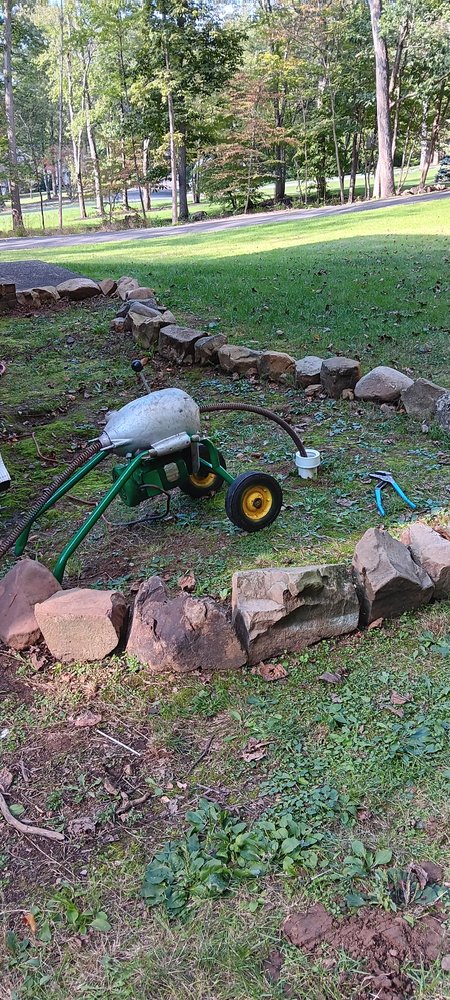 Slide of Garden Snake Drain Cleaning
