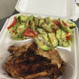 Chicken and salad Chicken and salad