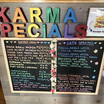 Karma Cafe - menu - Coffee & Tea Near Me - San Francisco, California